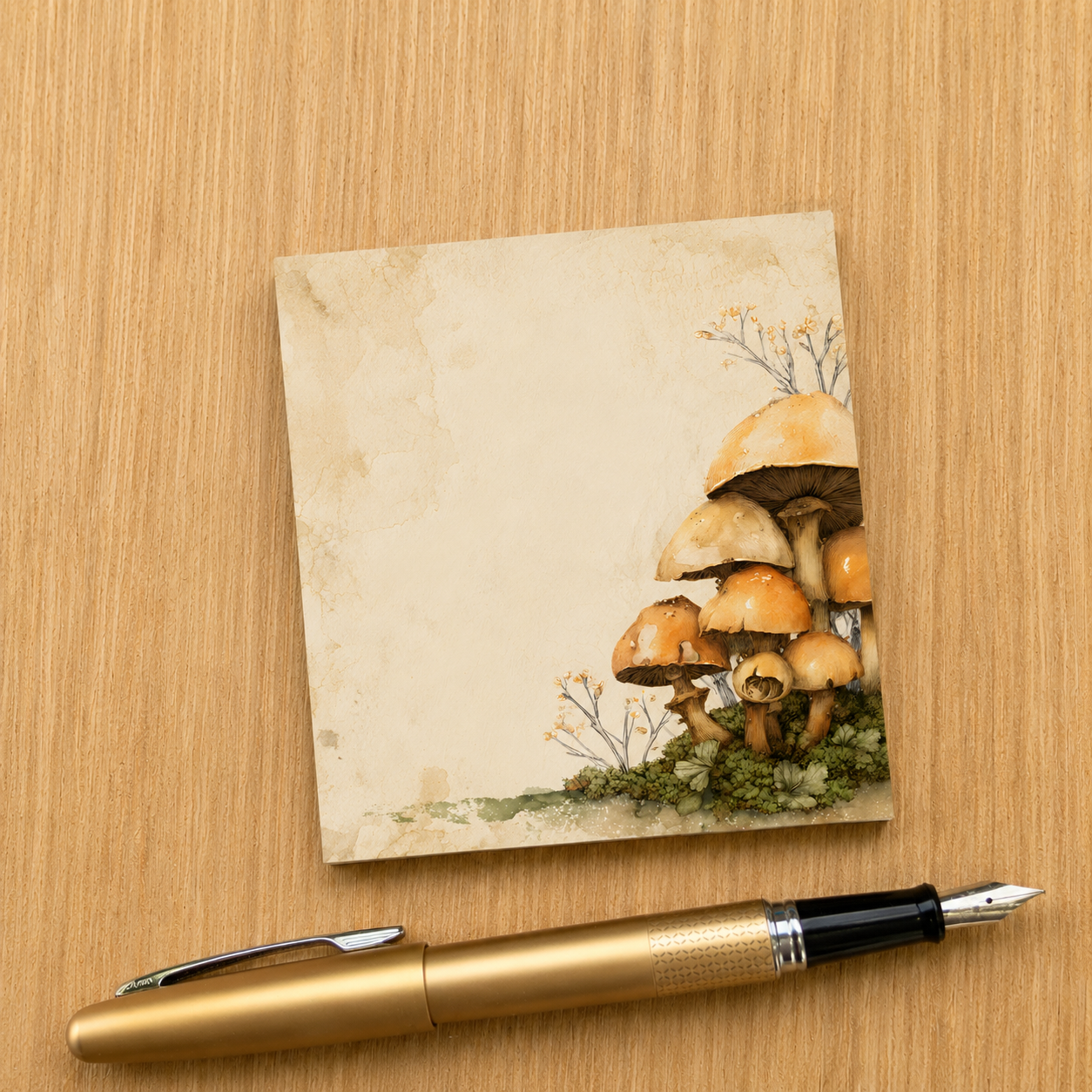 Mushroom Cluster Mini Notepad