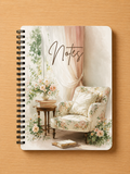 Handmade Spiral Bound Notebook - Boho Afternoon