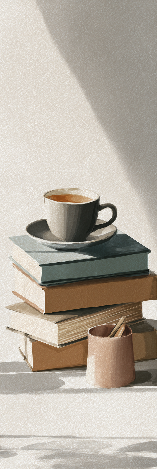 Coffee and Old Friends Bookmark
