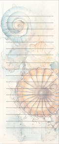 Long Notepad - Abstract Ammonites