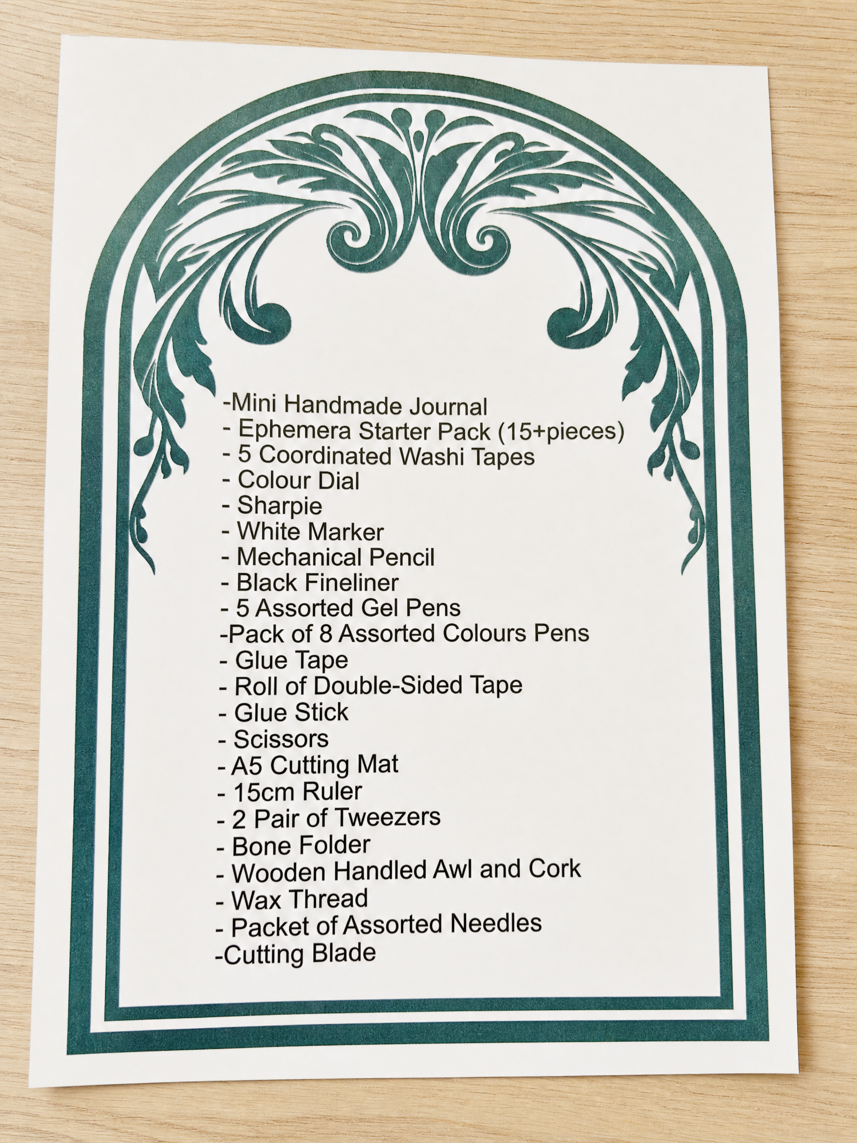 Book Binding and Journaling Starter Kit