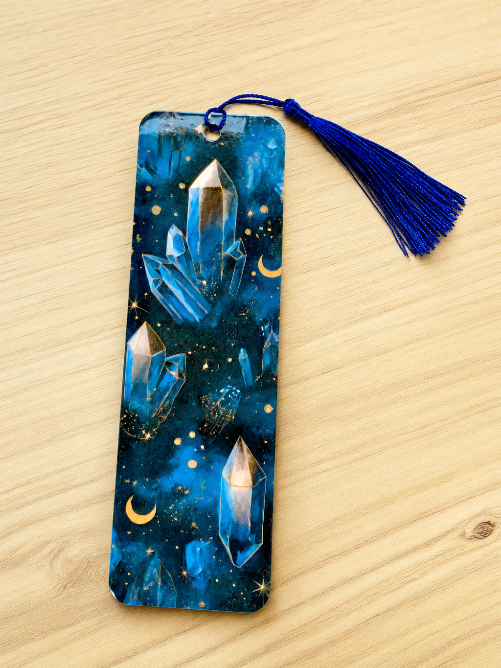 Midnight Crystals Bookmark