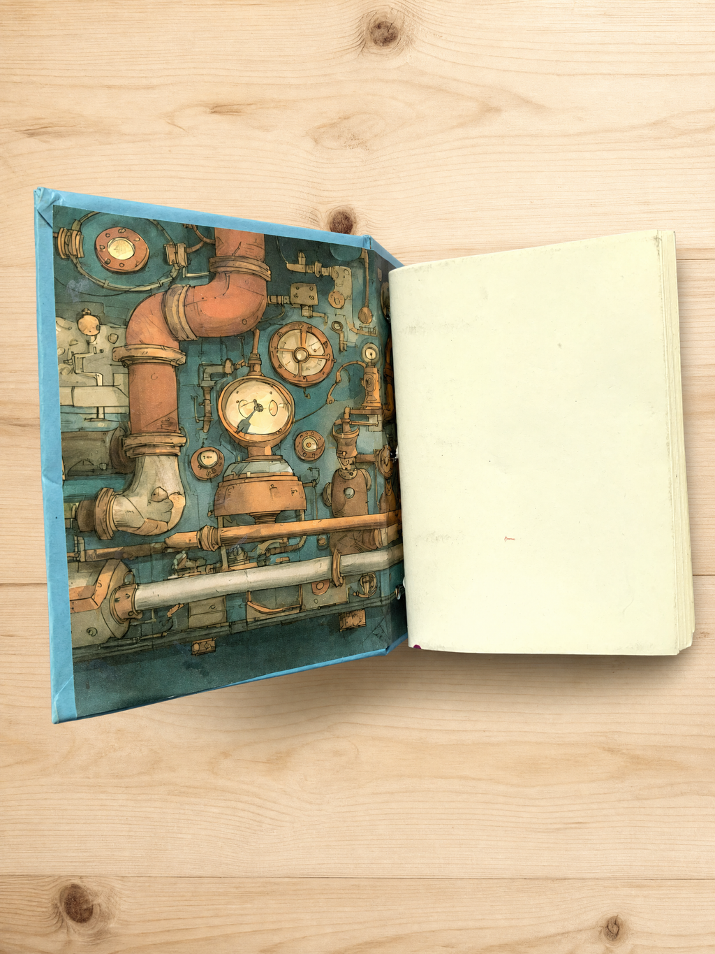 Small Hardbound Sketchbook - 'Steampunk Dreams'
