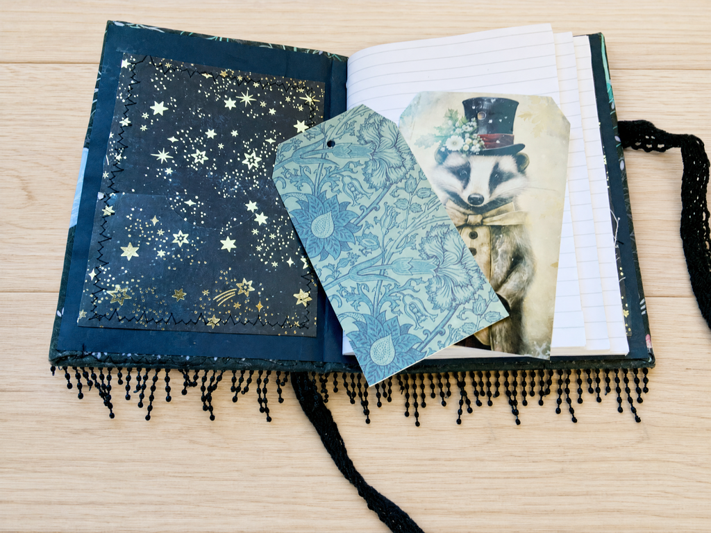 'Forest Dreams I' Hardbound Notebook (jackalope Design)