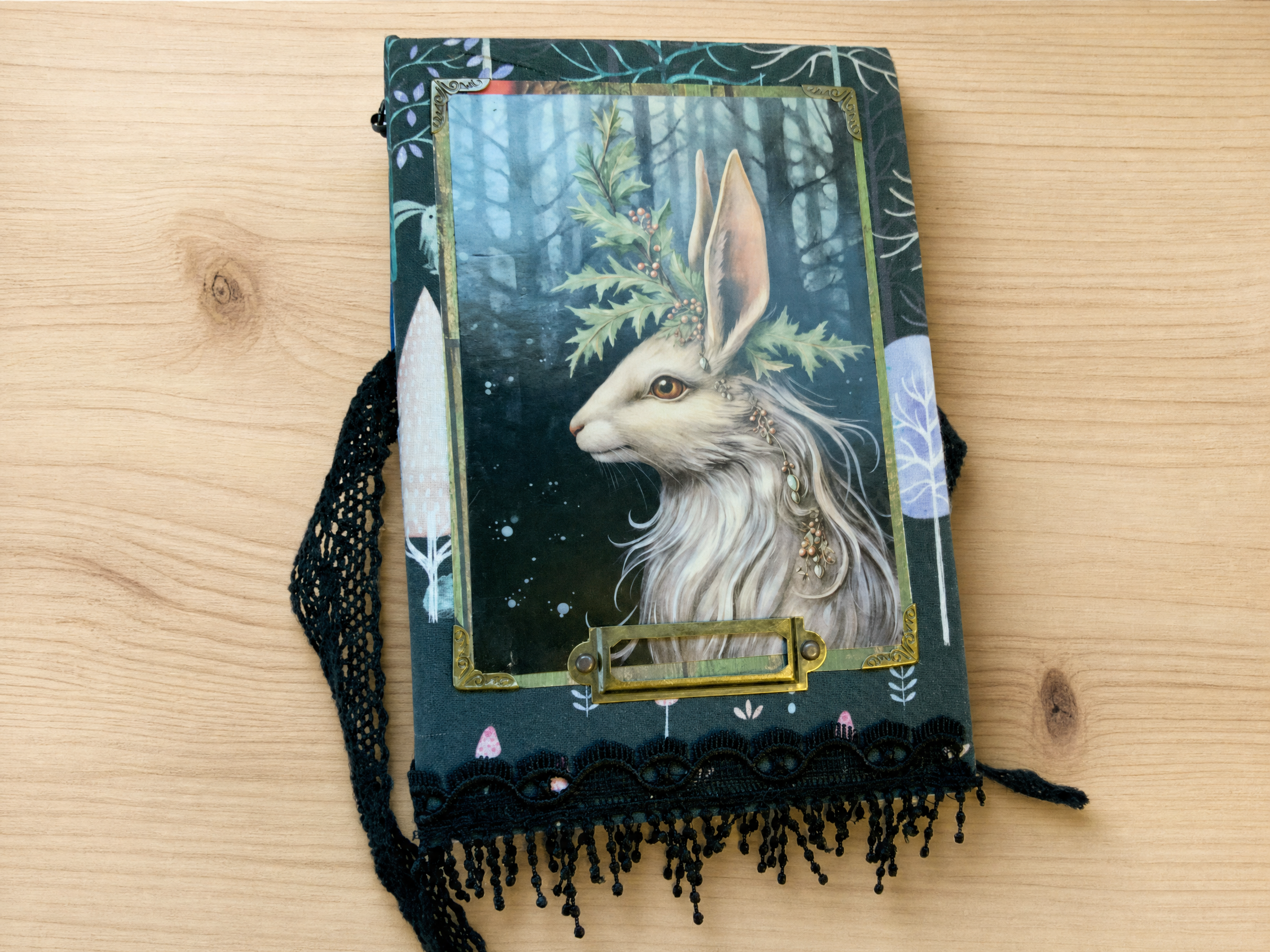 'Forest Dreams I' Hardbound Notebook (jackalope Design)