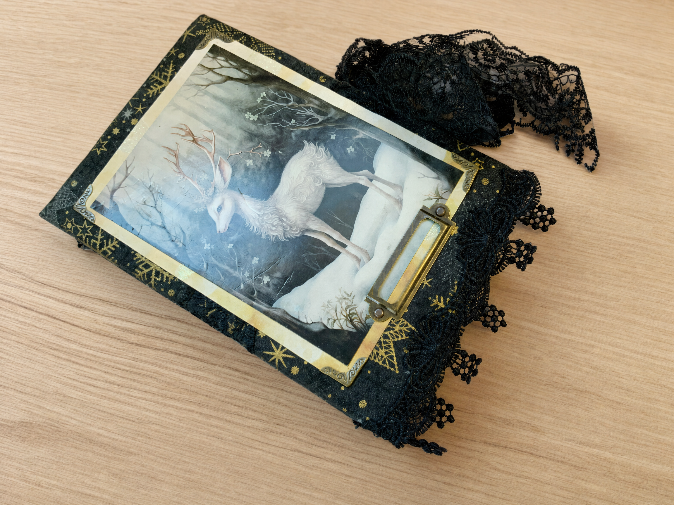 'Forest Dreams II' Hardbound Notebook (Deer Design)