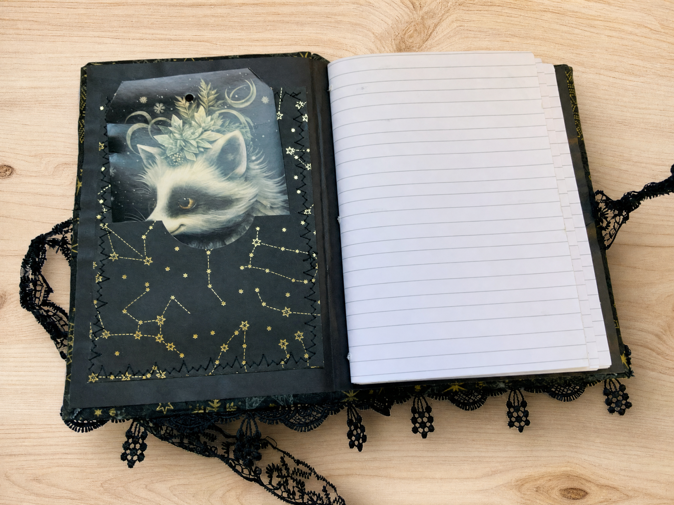'Forest Dreams II' Hardbound Notebook (Deer Design)