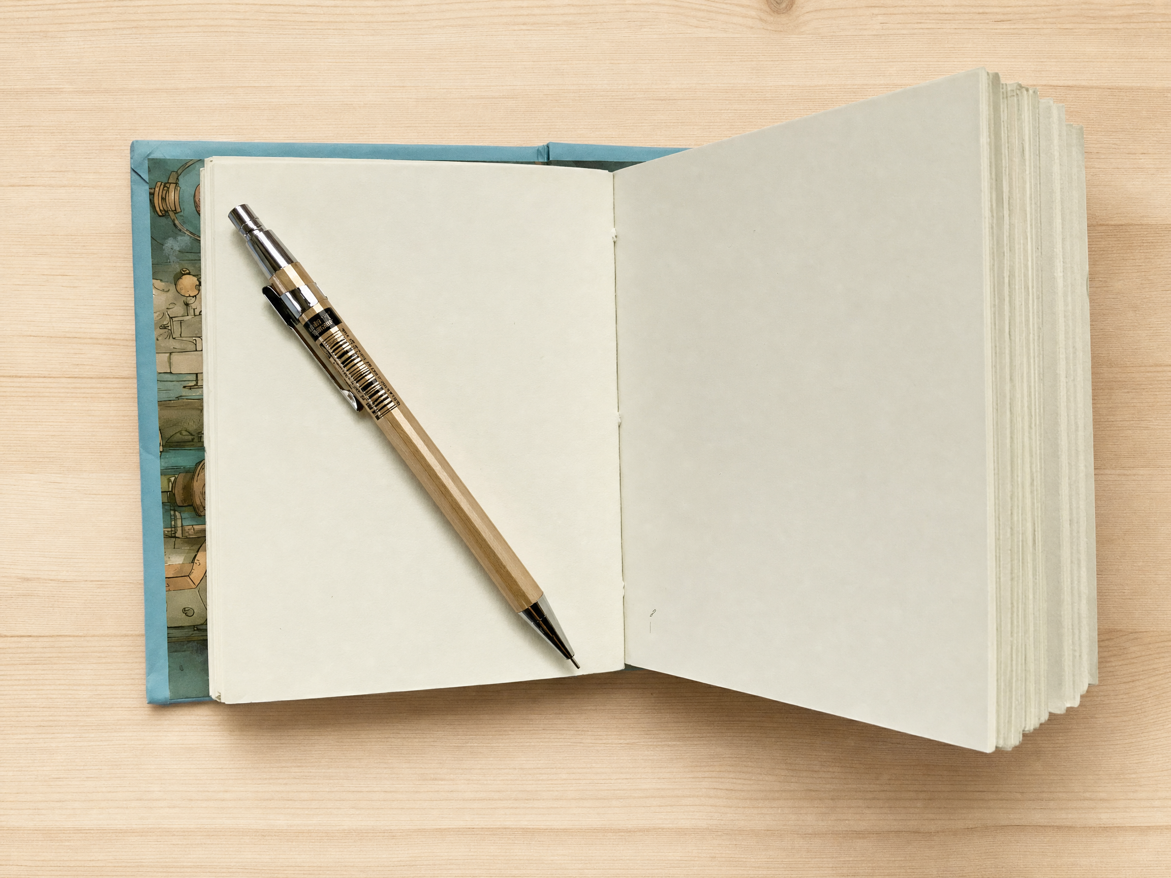 Small Hardbound Sketchbook - 'Steampunk Dreams'