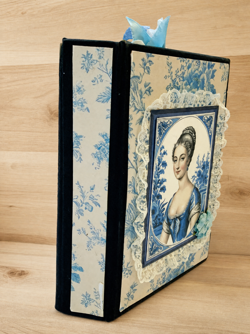 'Blue Toile' Junk Journal