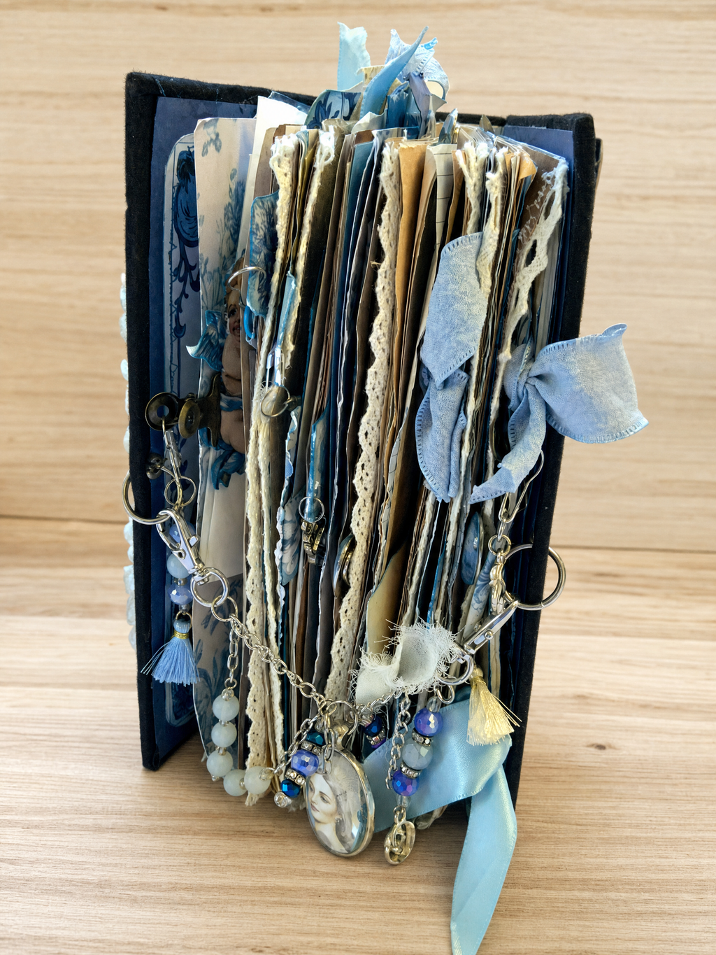 'Blue Toile' Junk Journal