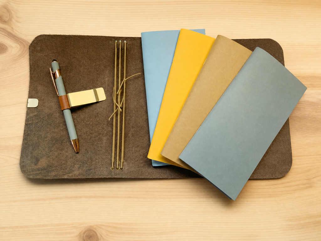Leather Traveler's Notebook - Standard Size