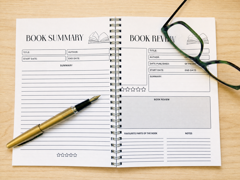 Book Review Journal - Boho Afternoon