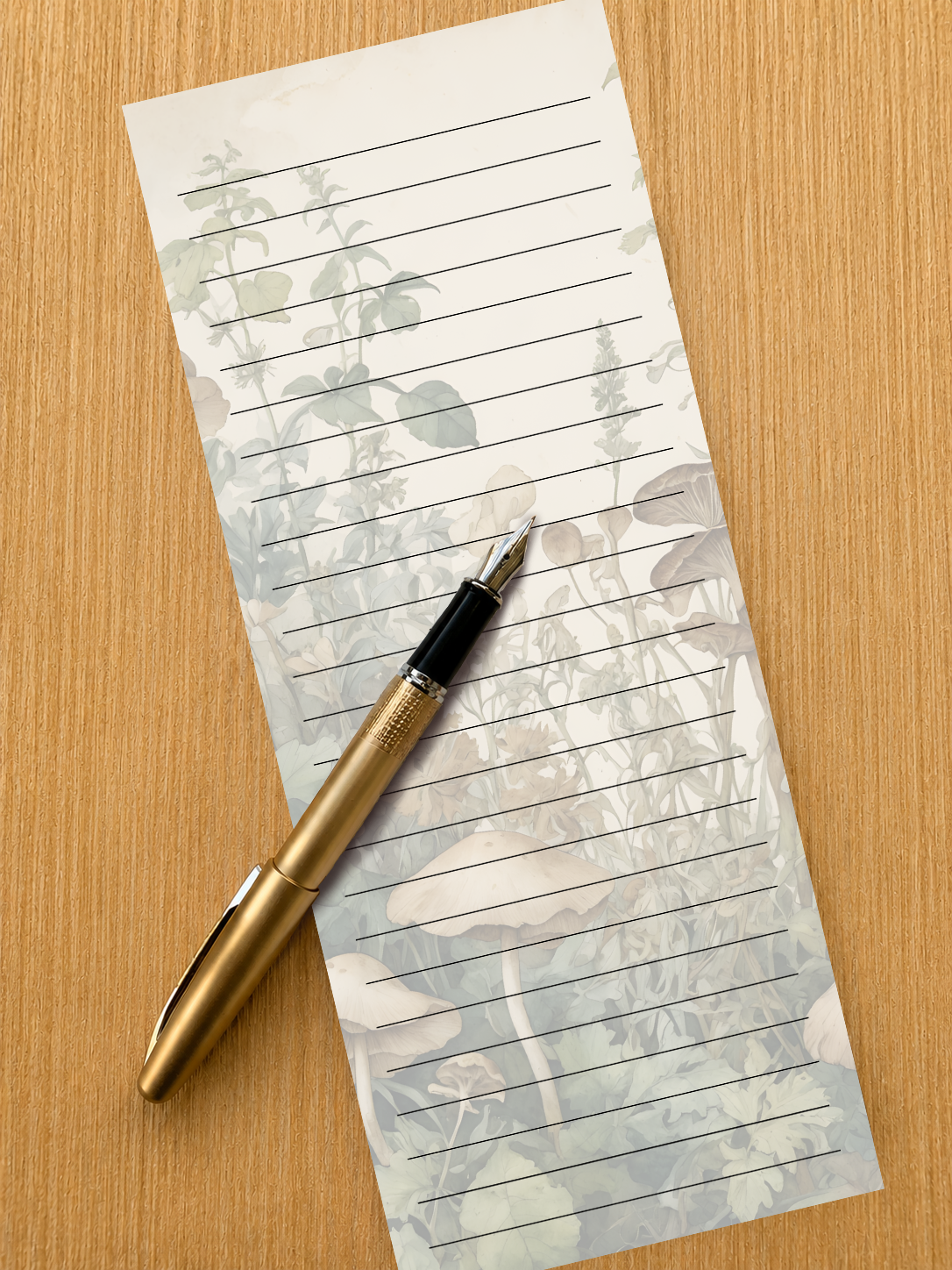 Long Notepad - Mushroom Cluster 2