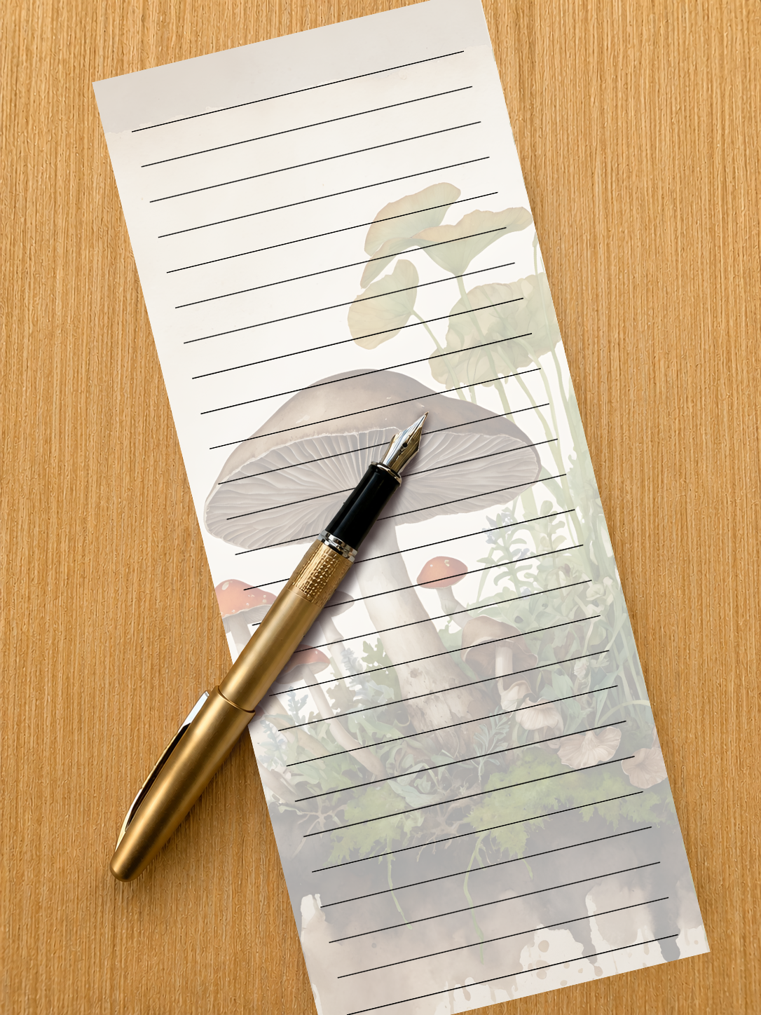 Long Notepad - Mushroom Cluster 1